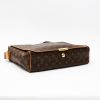 Louis Vuitton  Abbesses shoulder bag  in brown monogram canvas  and natural leather - Detail D8 thumbnail