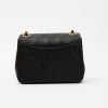 Chanel  Mini Timeless shoulder bag  in black quilted leather - Detail D8 thumbnail