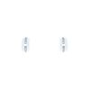Chanel Ultra earrings in white gold, ceramic and diamonds - 00pp thumbnail