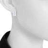 Chanel Ultra earrings in white gold, ceramic and diamonds - Detail D1 thumbnail