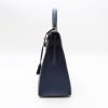 Hermès  Kelly 32 cm handbag  in blue epsom leather - Detail D6 thumbnail