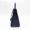 Hermès  Kelly 32 cm handbag  in indigo blue epsom leather - Detail D6 thumbnail