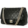 Chanel  Vintage handbag  in navy blue quilted leather - 00pp thumbnail