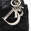 Dior  Rendez-vous handbag  in black leather cannage - Detail D1 thumbnail