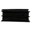 Saint Laurent  Sunset medium model  shoulder bag  in black leather - Detail D4 thumbnail