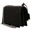 Borsa a tracolla Saint Laurent  Sunset modello medio  in pelle nera - Detail D5 thumbnail