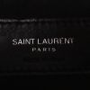 Saint Laurent  Sunset medium model  shoulder bag  in black leather - Detail D9 thumbnail