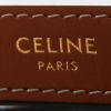Bolso de mano Celine  Ava modelo mediano  en tejido "Triomphe" y cuero marrón - Detail D4 thumbnail