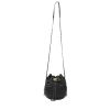 Chanel  Gabrielle Bucket shoulder bag  in black leather - Detail D2 thumbnail