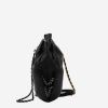 Chanel  Gabrielle Bucket shoulder bag  in black leather - Detail D7 thumbnail