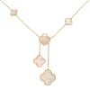 Van Cleef & Arpels Magic Alhambra necklace in yellow gold and mother of pearl - 00pp thumbnail