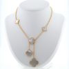 Van Cleef & Arpels Magic Alhambra necklace in yellow gold and mother of pearl - 360 thumbnail
