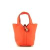 Hermès  Picotin Lock handbag  in orange togo leather - 360 thumbnail