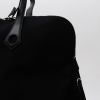 Sac de voyage Hermès  Heeboo en toile noire et cuir noir - Detail D1 thumbnail