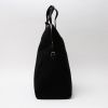 Bolsa de viaje Hermès  Heeboo en lona negra y cuero negro - Detail D6 thumbnail