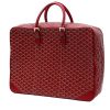 Goyard  Majordome suitcase  in red Goyard canvas  and red leather - 00pp thumbnail