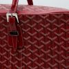 Goyard  Majordome suitcase  in red Goyard canvas  and red leather - Detail D1 thumbnail