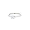 Cartier 1895 solitaire ring in platinium and diamond (0.51 carat) - 00pp thumbnail