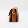 Bolso para llevar al hombro o en la mano Celine  Vintage en cuero marrón - Detail D7 thumbnail