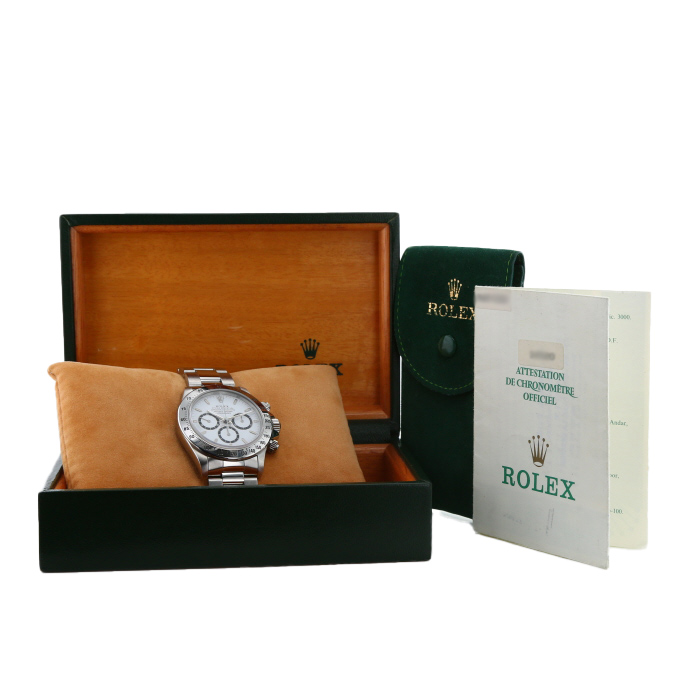 Rolex Daytona Automatique "6 Inverted" in stainless steel Ref: 16520 Circa 1991 - Detail D2