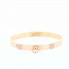 Opening Hermès Collier de chien bracelet in pink gold and diamonds - 360 thumbnail