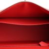 Borsa Hermès  Kelly 25 cm in pelle Epsom rossa e viola Amethyst - Detail D3 thumbnail