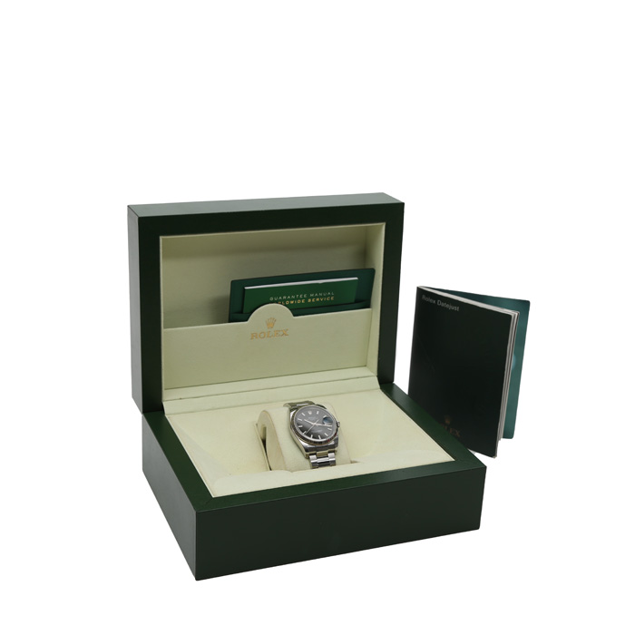 Montre Rolex Oyster Perpetual Date en acier Ref: Rolex - 115234  Vers 2016 - Detail D2