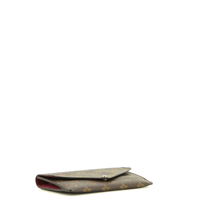 Portefeuille Louis Vuitton  Sarah en toile monogram marron - Detail D4