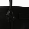 Sac à main Saint Laurent  Sac de jour en cuir noir - Detail D1 thumbnail