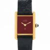Reloj Cartier Tank Must de plata dorada Circa 1990 - 00pp thumbnail