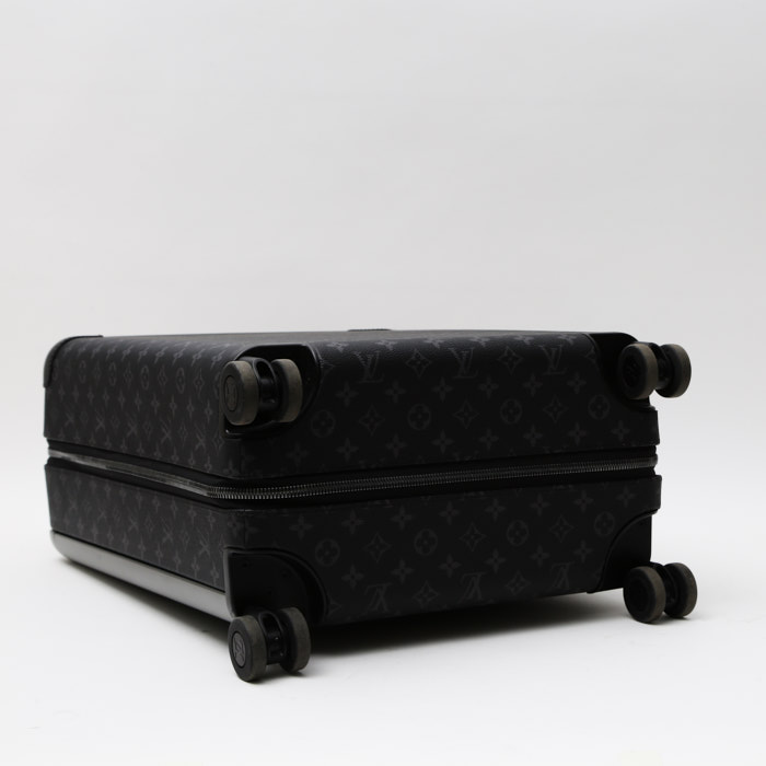 Louis Vuitton Horizon 50 suitcase in black monogram canvas and black aluminium - Detail D5
