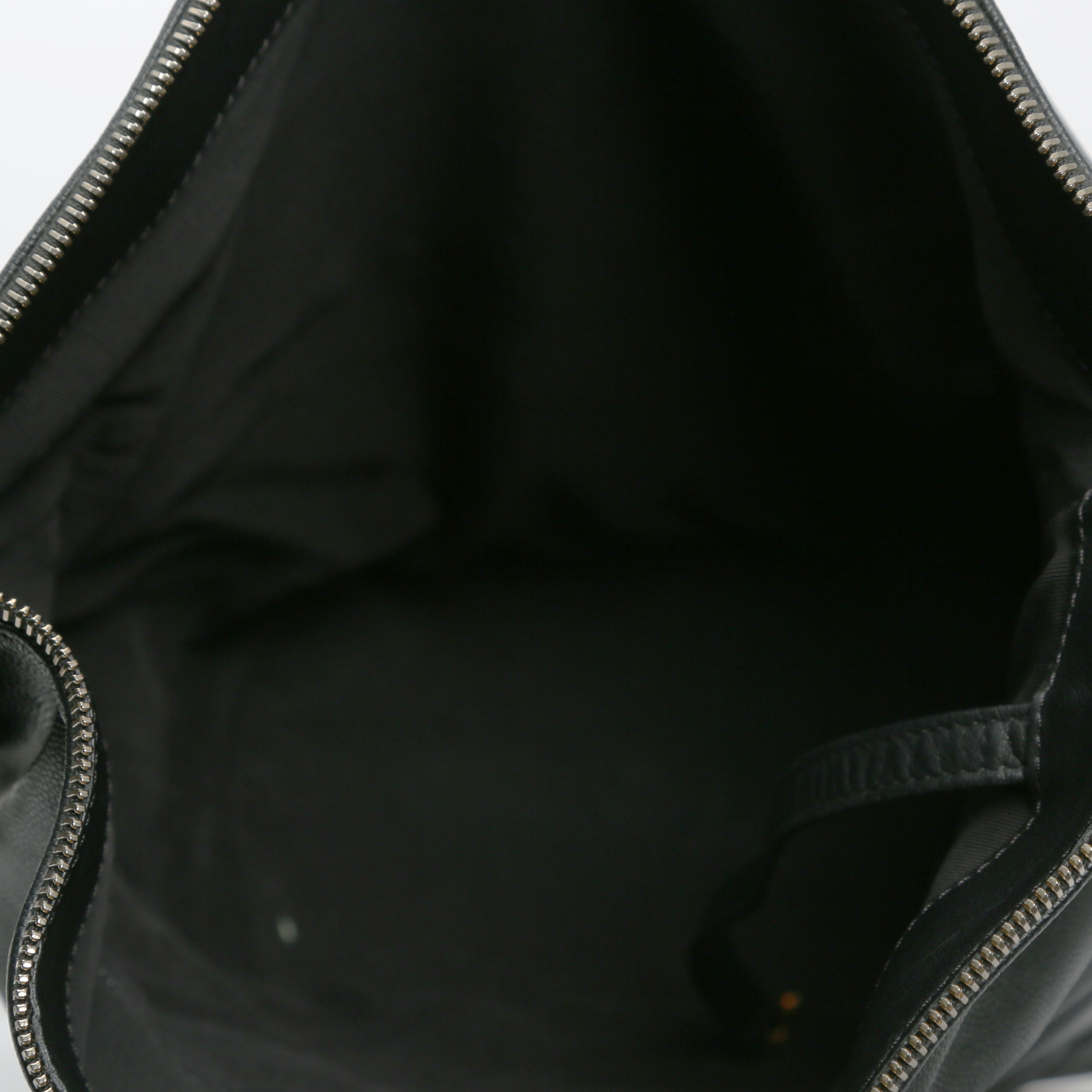 Borsa Chanel  Hobo in pelle martellata nera - Detail D3