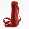 Sac bandoulière Hermès  Mini Evelyne en veau doblis rouge - Detail D7 thumbnail