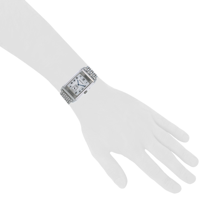 Jaeger-LeCoultre Reverso-Duoface  in stainless steel Ref: Jaeger Lecoultre - 270854  Circa 2000 - Detail D1