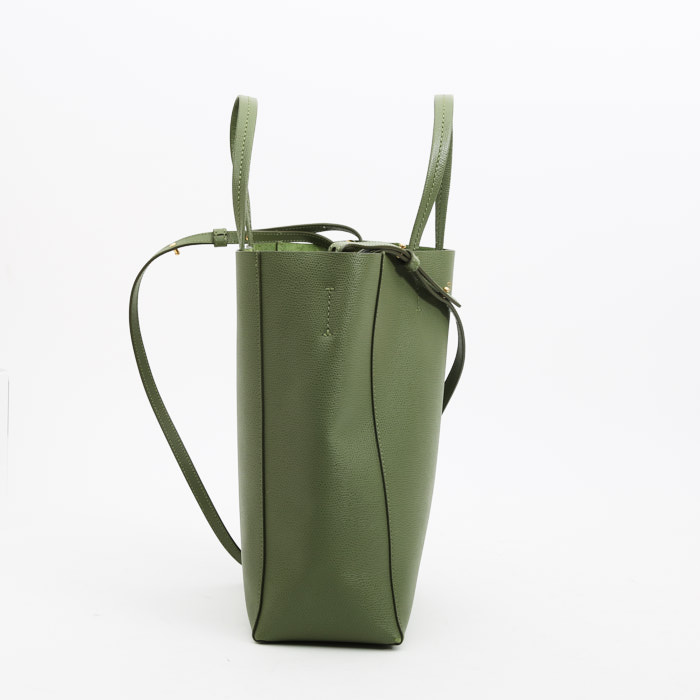 Bolso Cabás Celine  Cabas en cuero granulado verde - Detail D7