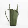 Celine  Cabas shopping bag  in green grained leather - Detail D7 thumbnail