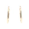 Hermès Mini Clou hoop earrings in nia gold - 00pp thumbnail