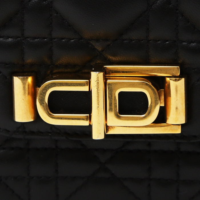 Borsa Dior  Miss Dior in pelle trapuntata nera - Detail D1