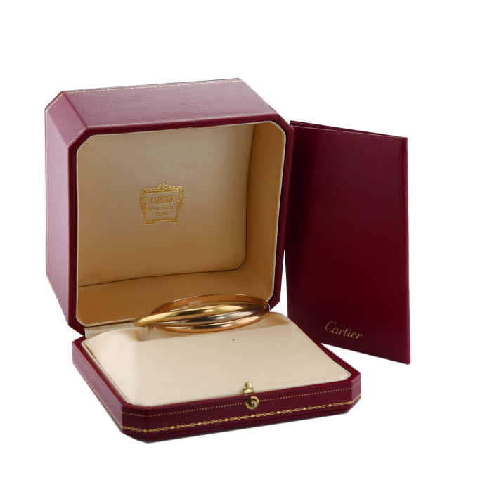 Cartier Trinity bracelet in 3 golds - Detail D2