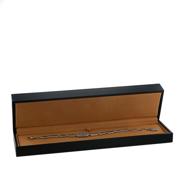 Bracelet Bulgari Parentesi en or blanc et diamants Bracelet Bulgari Parentesi en or blanc et diamants