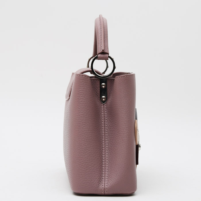 Louis Vuitton  Capucines BB handbag  in pink leather taurillon clémence - Detail D7