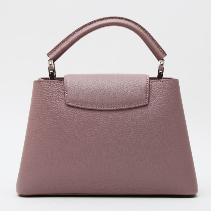 Louis Vuitton  Capucines BB handbag  in pink leather taurillon clémence - Detail D9