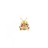 Broche-pins Chopard Happy Diamonds en or jaune, diamants et rubis - 360 thumbnail