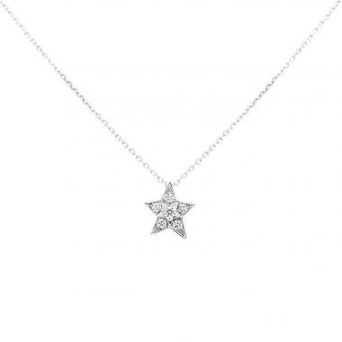 Collier Chanel Comètes petit modèle en or blanc et diamants Collier Chanel Comètes petit modèle en or blanc et diamants