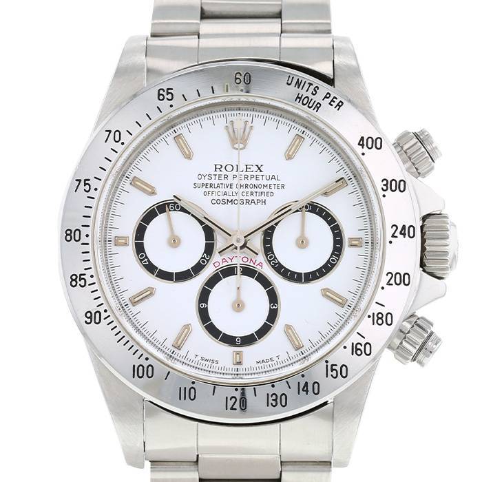 Rolex Daytona Automatique "First Series & 6 Inverted" in stainless steel Ref : 16520 Circa 1988 - 00pp