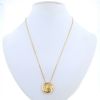 Cartier Amulette large model necklace in yellow gold and diamonds - 360 thumbnail