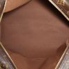 Bolso de mano Louis Vuitton  Montorgueil en lona Monogram marrón y cuero natural - Detail D2 thumbnail