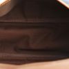 Bolso bandolera Louis Vuitton  Saumur en lona Monogram revestida marrón y cuero natural - Detail D3 thumbnail
