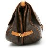 Louis Vuitton  Saumur shoulder bag  in brown monogram canvas  and natural leather - Detail D7 thumbnail