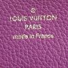 Sac à main Louis Vuitton  Olympe en cuir violet et naturel et toile monogram marron - Detail D3 thumbnail